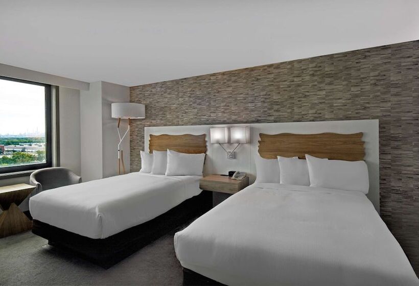 Номер Стандарт 2 Двуспальные Кровати, Hilton Hasbrouck Heights/meadowlands