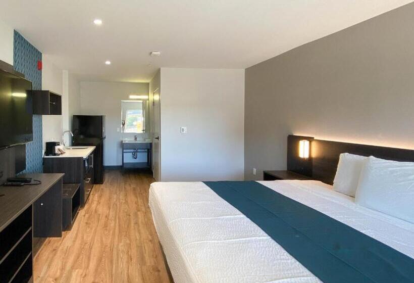 스탠다드 룸 킹사이즈 침대, Studio 6 Suites Stockton, Ca Waterfront
