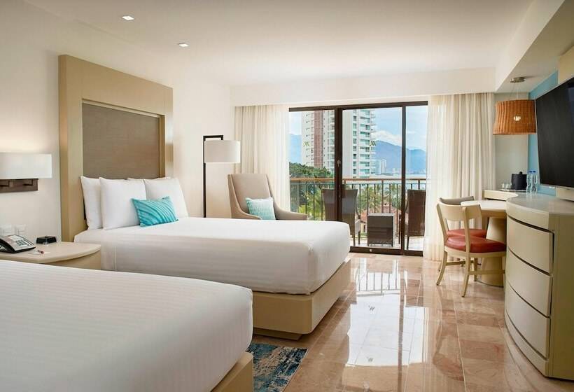 חדר סטנדרט שתי מיטות זוגיות, Marriott Puerto Vallarta Resort & Spa