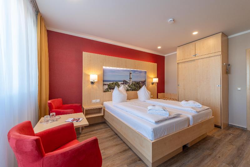 标准间带阳台, Das Hotel An Der Stadthalle   Rostock Hbf