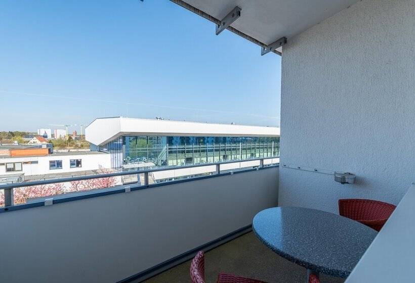 标准间带阳台, Das Hotel An Der Stadthalle   Rostock Hbf