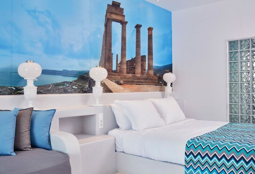 اتاق استاندارد با چشم‌انداز استخر, Esperos Village Blue & Spa  Adults Only