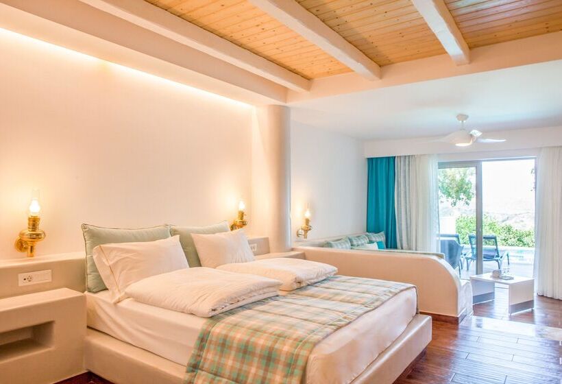 اتاق استاندارد با چشم‌انداز دریا, Esperos Village Blue & Spa  Adults Only
