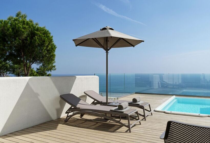 اتاق استاندارد با چشم‌انداز دریا, Esperos Village Blue & Spa  Adults Only