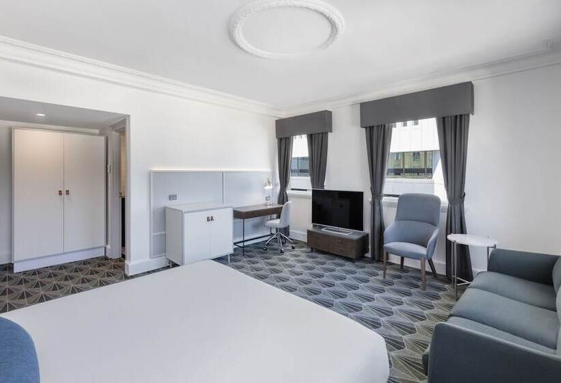 스탠다드 룸 킹사이즈 침대, The Savoy Hotel On Little Collins Melbourne