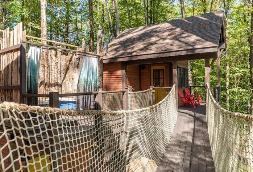 בית, חדר שינה 1, Trekker, Treehouses Cabins And Lodge Rooms