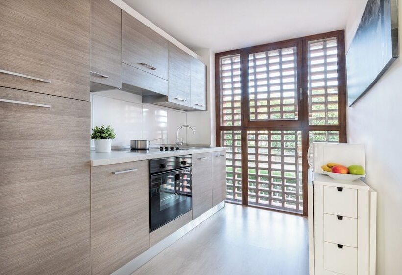 2침실 디럭스 아파트 바다 전망, Agaró Cambrils Apartments