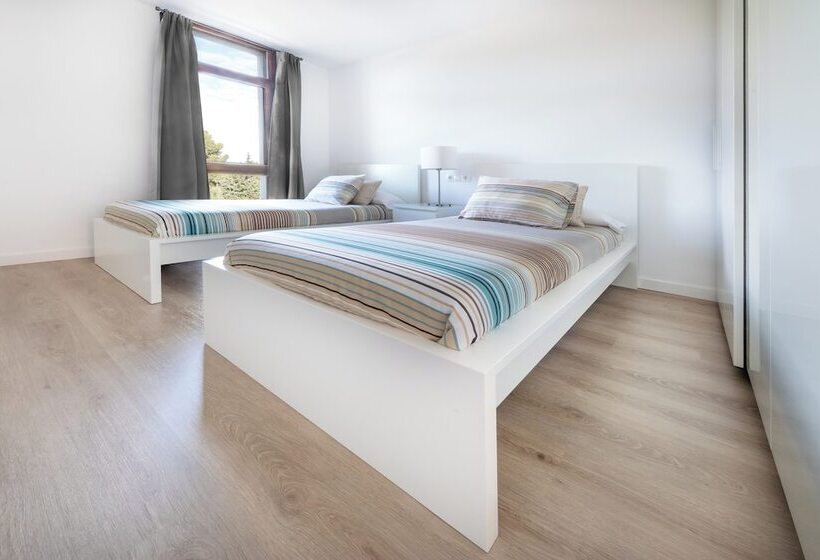 2침실 디럭스 아파트 바다 전망, Agaró Cambrils Apartments