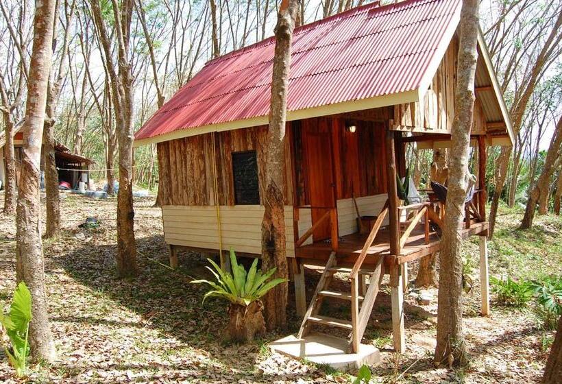 ویلای استاندارد با چشم‌انداز باغ, Jungle Hill Beach Bungalow