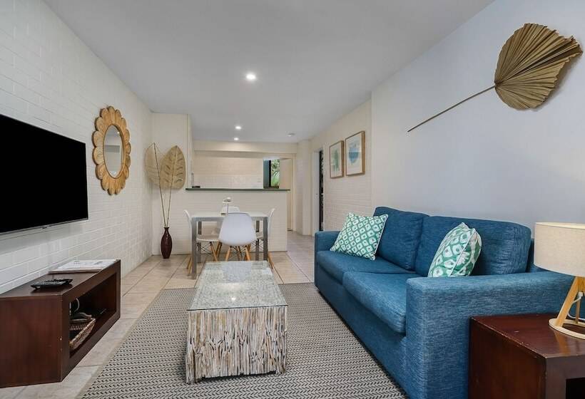１ベッドルームエコノミーアパートメント, Bayview Beachfront Apartments, In Town Right On The Beach