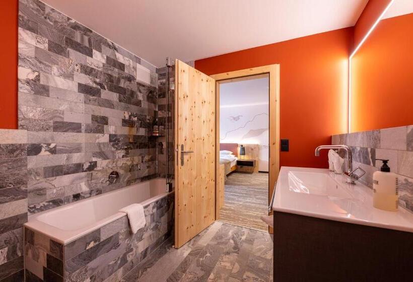 Номер Deluxe, Sporthotel Pontresina