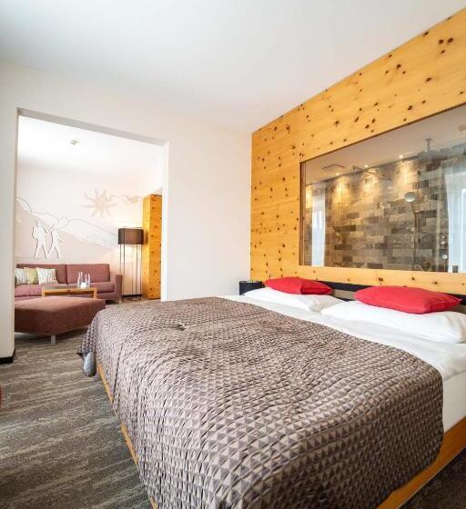 Люкс Вид на Горы, Sporthotel Pontresina