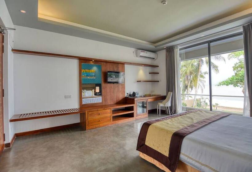 اتاق لوکس با چشم‌انداز دریا, Golden Pearl Tangalle Beach New