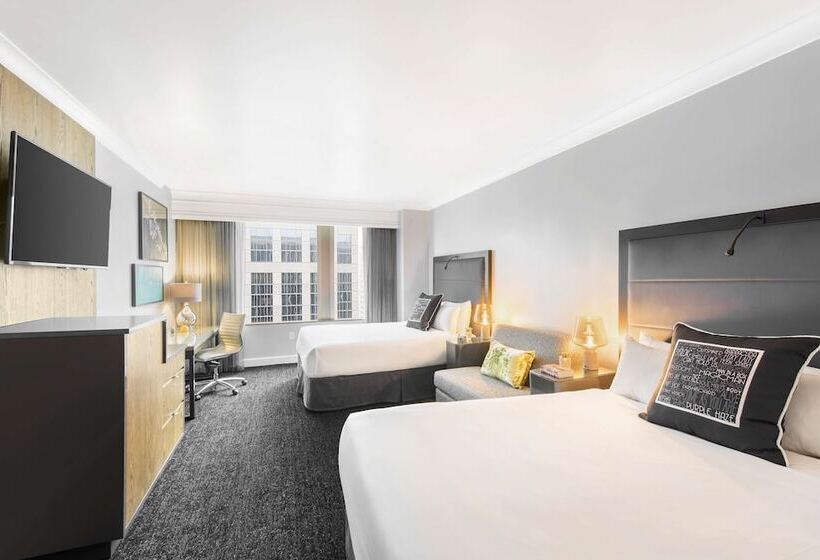 اتاق استاندارد با 2 تخت دوبل, Hilton Motif Seattle