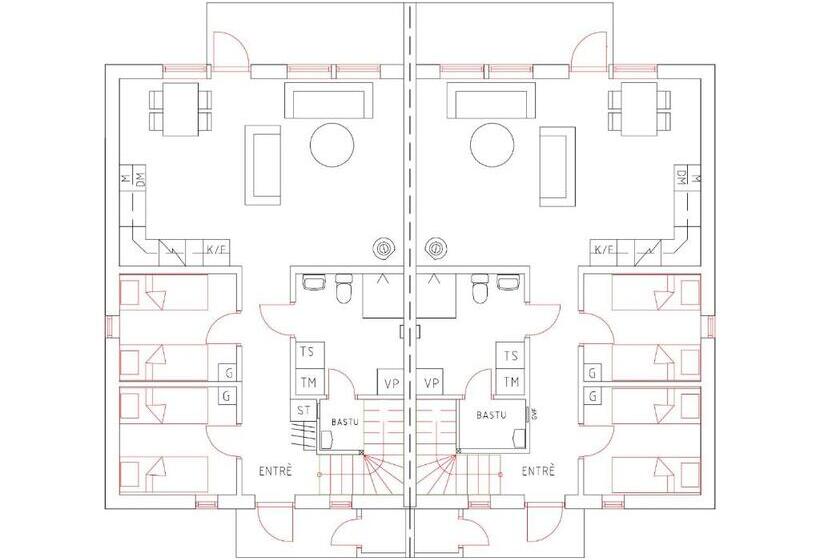 Апартаменты 1 Спальня с Балконом, Parkstigens Lägenheter