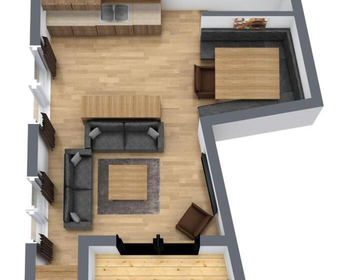 Апартаменты 1 Спальня, Aparthotel Herzblick Gmbh