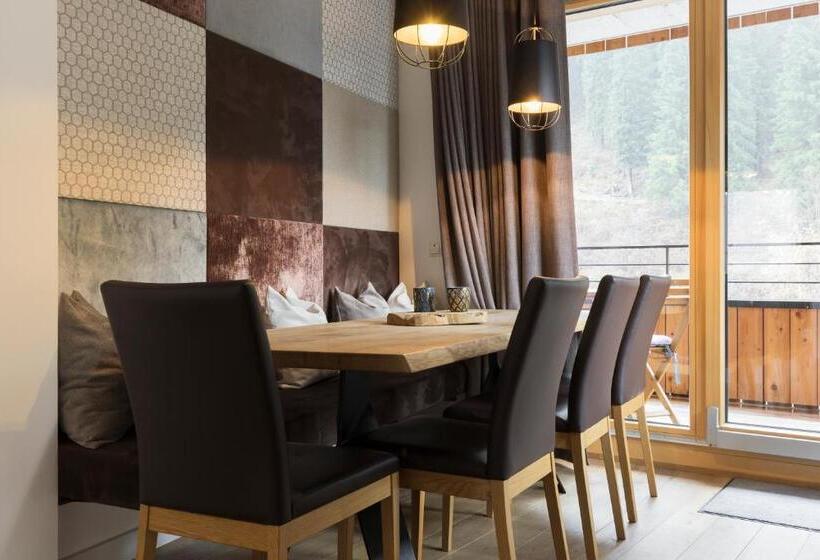 Апартаменты 1 Спальня с Террасой, Aparthotel Herzblick Gmbh