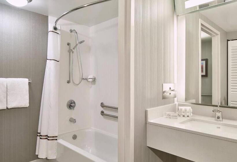 장애인을 위한 킹사이즈 침대 스탠다드 룸, Courtyard Portland Downtown/convention Center
