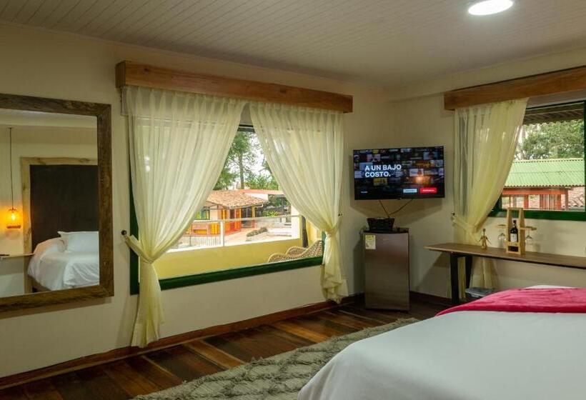 带大床的套房, El Edén Country Hotel Y Club Residencial