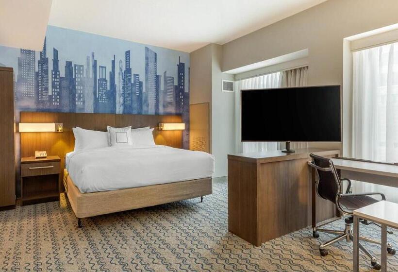 キングサイドベッドのスタンダードワンルーム, Residence Inn Providence Downtown