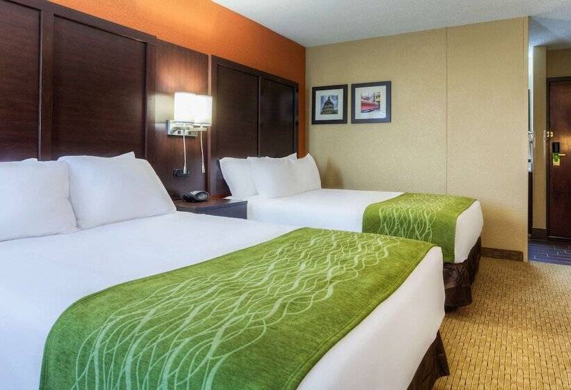 Standard Værelse 2 Dobbeltsenge, Comfort Inn & Suites Evansville Airport