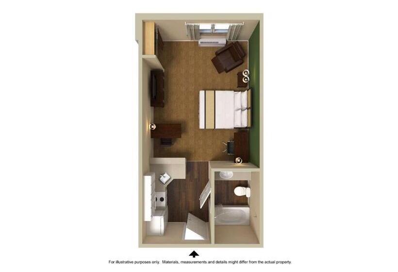 Estudi Estàndard Llit King, Extended Stay America Select Suites  Chicago  O Hare