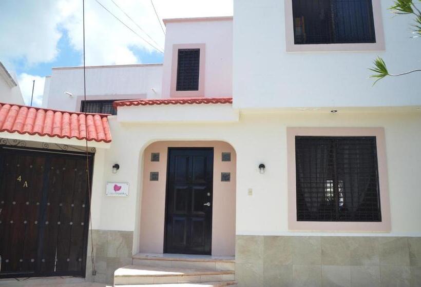 Vuode Makuusalissa, Casa Bugambilias Cancun   Hostel