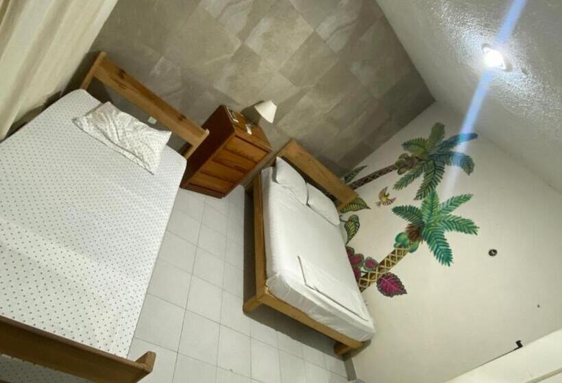 Standard Kolmen Hengen Huone, Casa Bugambilias Cancun   Hostel