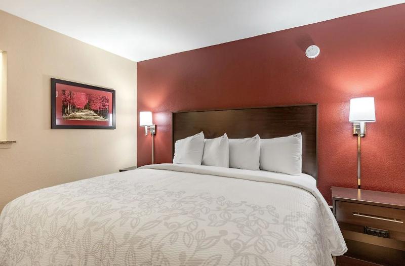 适合残疾人使用的标准间, Red Roof Inn Plus & Suites Houston   Iah Airport Sw
