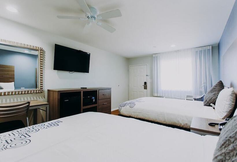 اتاق استاندارد با 2 تخت دوبل, Scottish Inn & Suites   Kemah Boardwalk