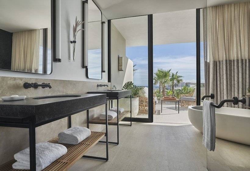 海の見えるダブルベッドスタンダードルーム, Four Seasons Resort Los Cabos