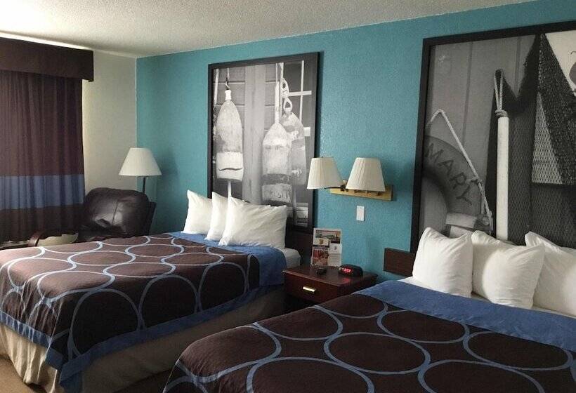 Номер Стандарт 2 Двуспальные Кровати, Super 8 By Wyndham Portland Me