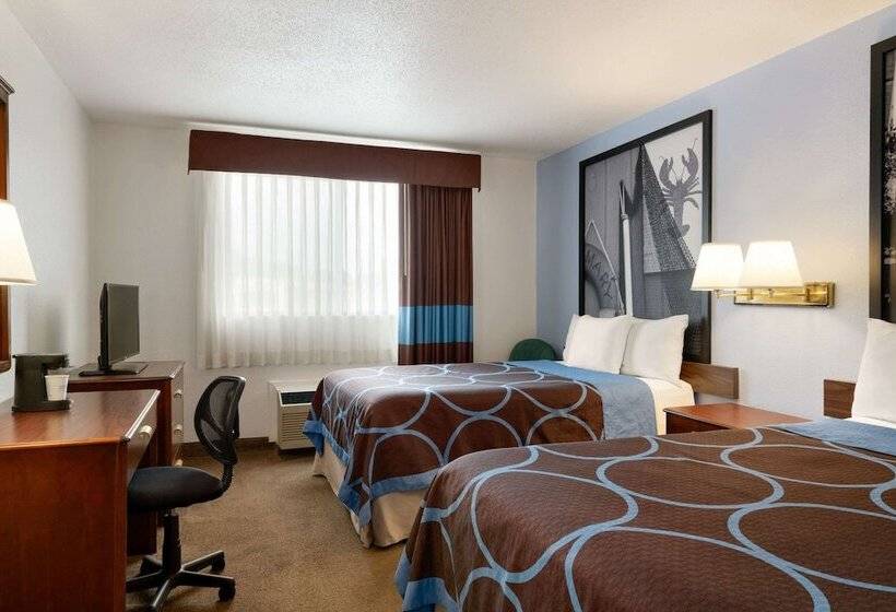 Номер Стандарт 2 Двуспальные Кровати, Super 8 By Wyndham Portland Me