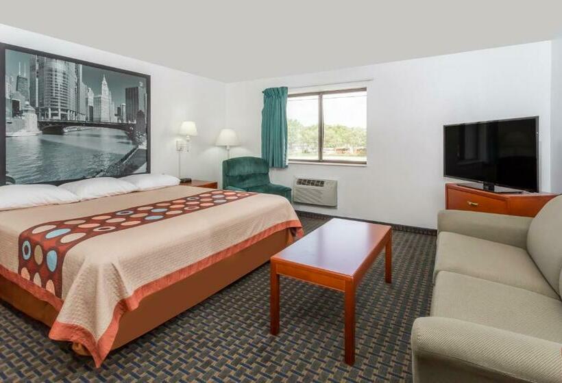 Люкс Кровать Кинг, Super 8 By Wyndham Rock Falls Sterling Area