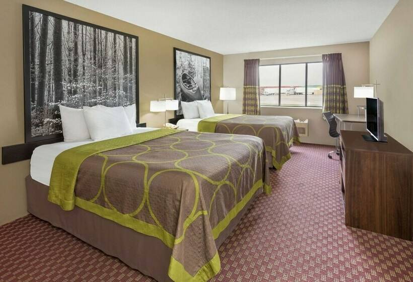 Номер Стандарт 2 Двуспальные Кровати, Super 8 By Wyndham Hebron Lowell Area