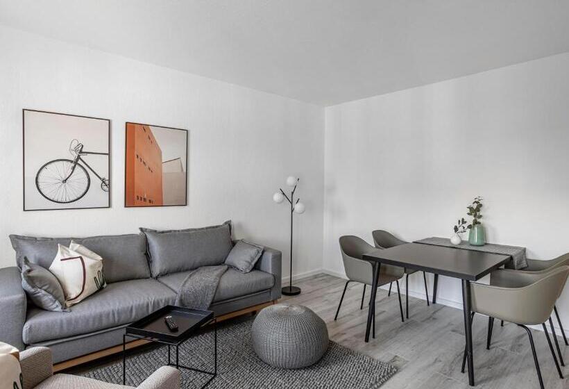带2个卧室的套房, Limehome Zwickau Dr. Friedrichs Ring