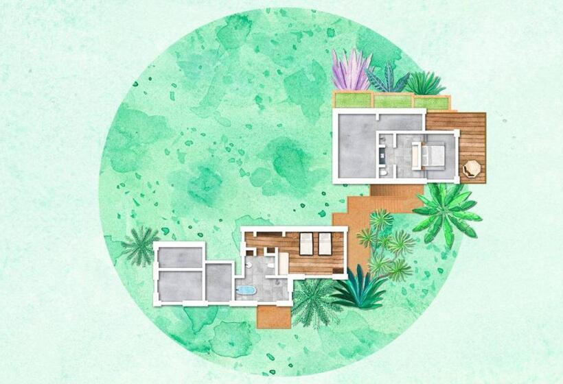 침실 3개 빌라, Samsam Yao Noi  Andaman Magic & Art Villas