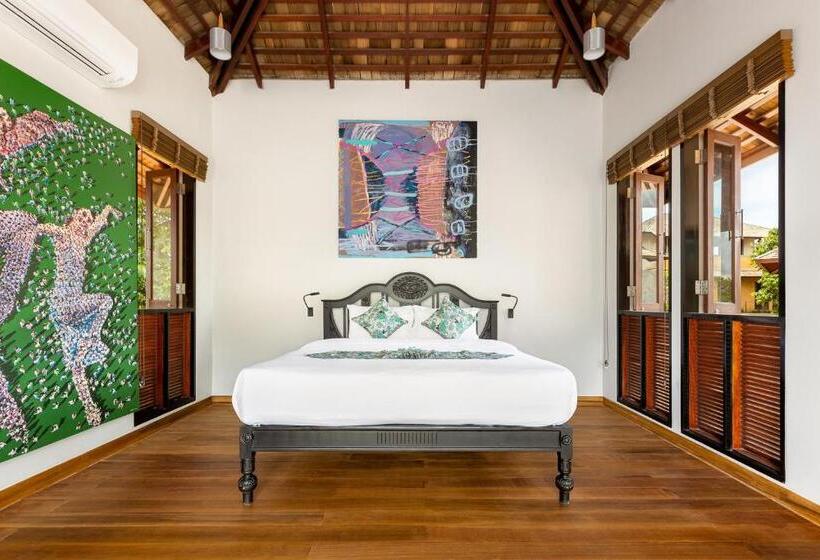 1침실 빌라 정원 전망, Samsam Yao Noi  Andaman Magic & Art Villas