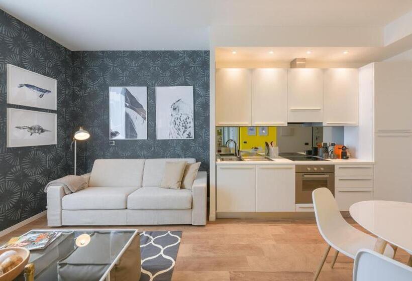 带1个卧室的高级公寓, Residenza Porta Volta