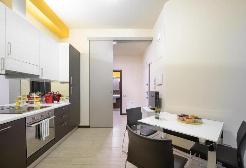 带2个卧室的公寓, Residenza Porta Volta