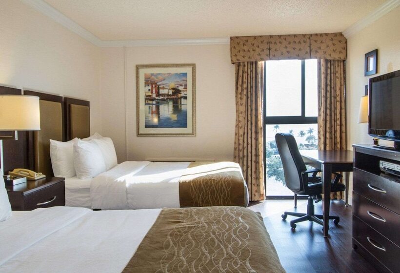 غرفه قياسيه سريرين مزدوجين, Comfort Inn Oceanside Deerfield Beach
