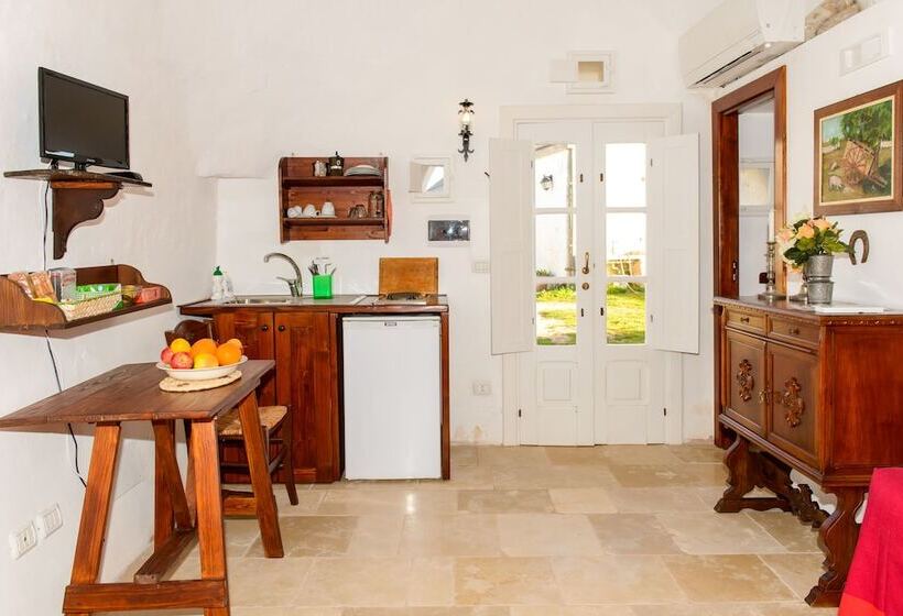 ガーデンビューのスタンダードワンルーム, Masseria Pozzo Tre Pile