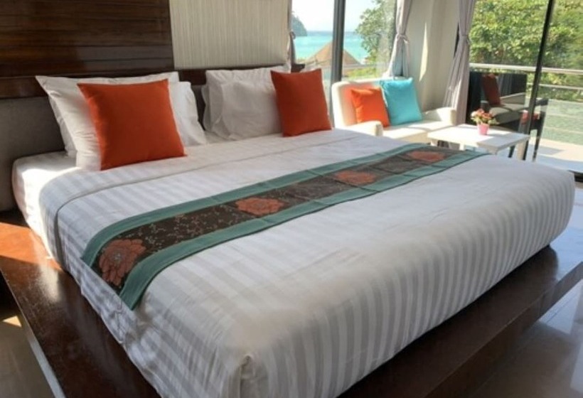 디럭스 룸 측면 바다 전망, Ton Sai Tropical Phi Phi Island