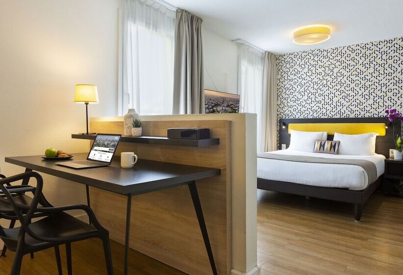 ビュー有りのスタンダードワンルーム, Citadines Tour Eiffel Paris