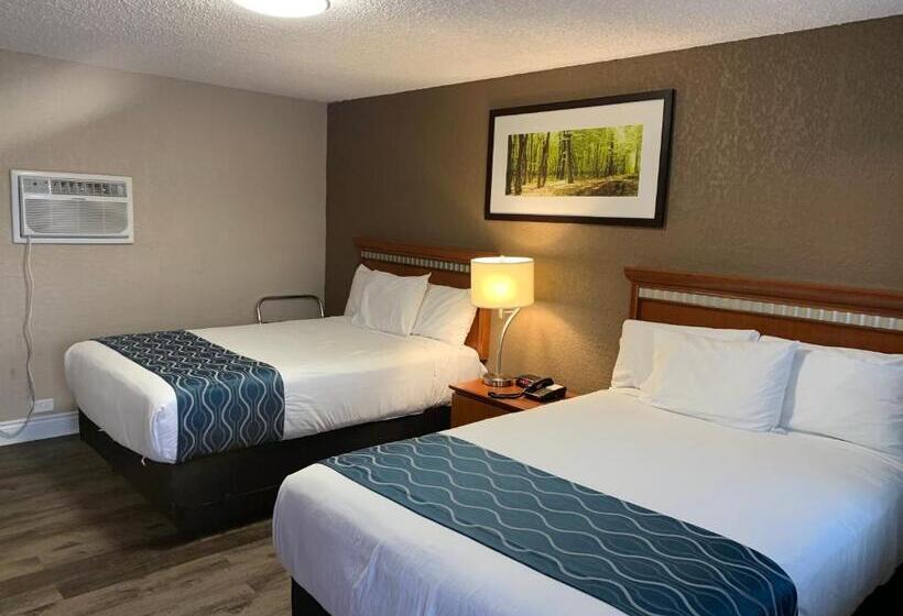 带2个双人床的标准工作室, Champlain Motor Inn