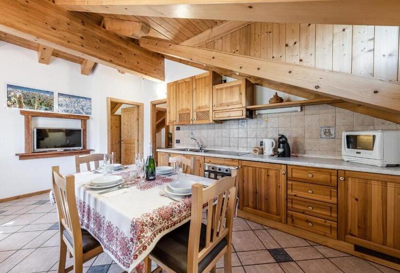 3침실 수피리어 아파트, Villetta Val Di Sole
