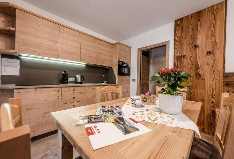침실 1개 아파트, Villetta Val Di Sole