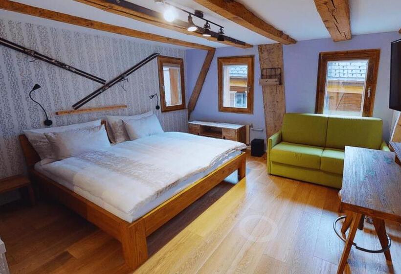 Номер Deluxe, Boutique Hotel De La Croix Fédérale