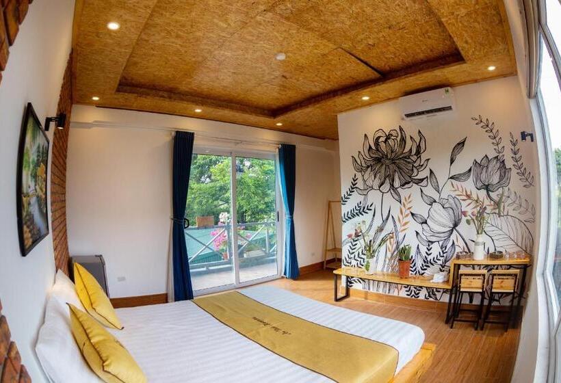 اتاق لوکس با بالکن, An Thái Homestay And Bar