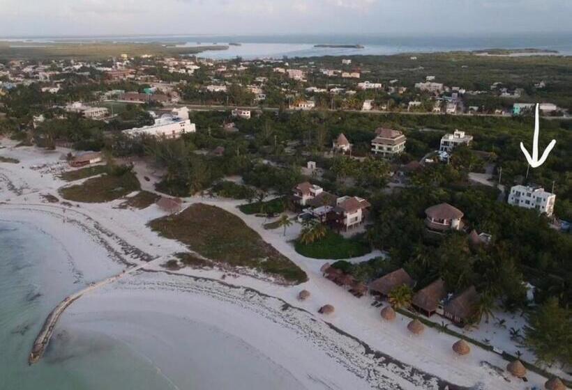 اتاق اساندارد با چشمانداز جانبی به دریا, Casa Vainilla Holbox Island